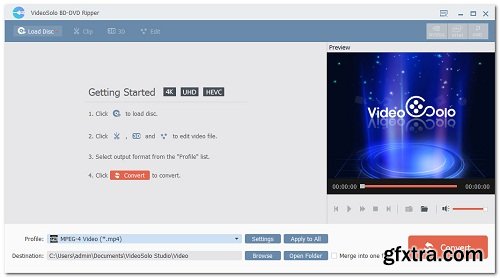 VideoSolo BD-DVD Ripper 1.0.8 Multilingual