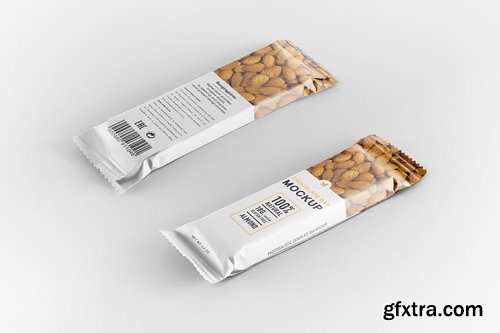 Chocolate Bar Packaging Mockup