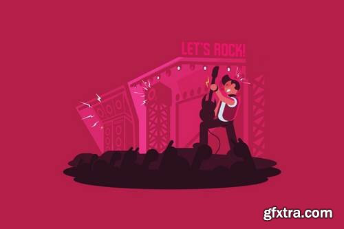 Let\'s Rock! - Vector Activity