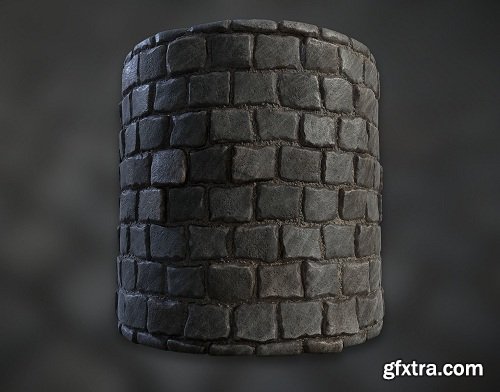 Procedural PBR Cobblestone Texture Textures