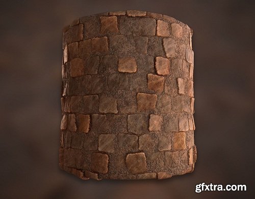 Procedural PBR Cobblestone Texture Textures