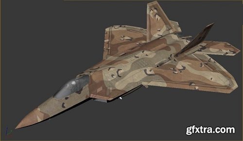 Lockheed Martin F-22 Raptor 3D model