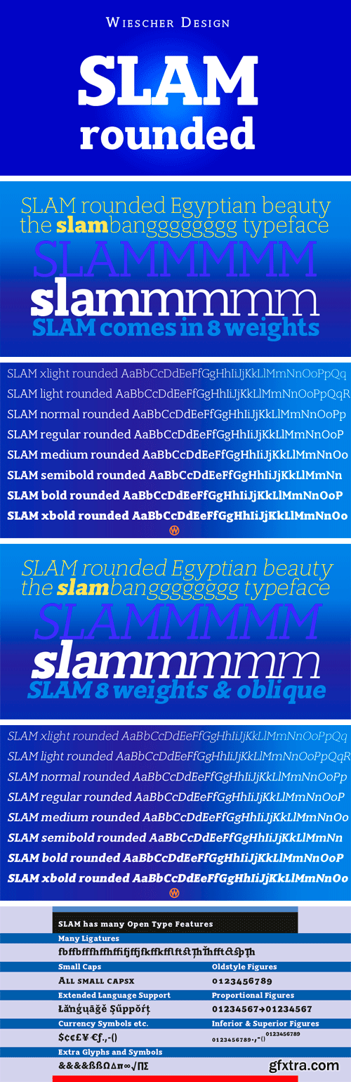 Slam Rounded Font Family