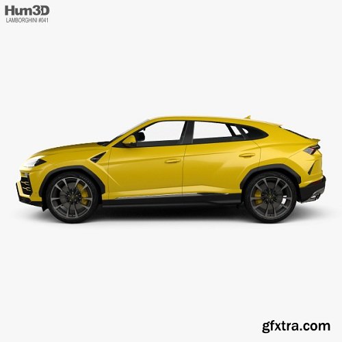 Lamborghini Urus 2019 3D Model