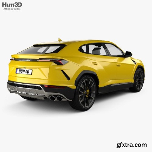 Lamborghini Urus 2019 3D Model