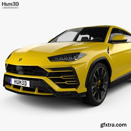 Lamborghini Urus 2019 3D Model