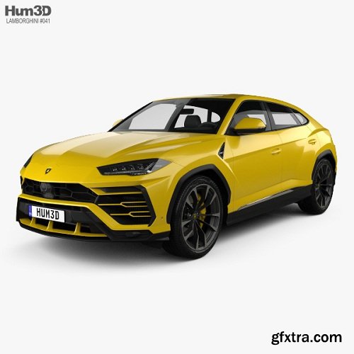 Lamborghini Urus 2019 3D Model