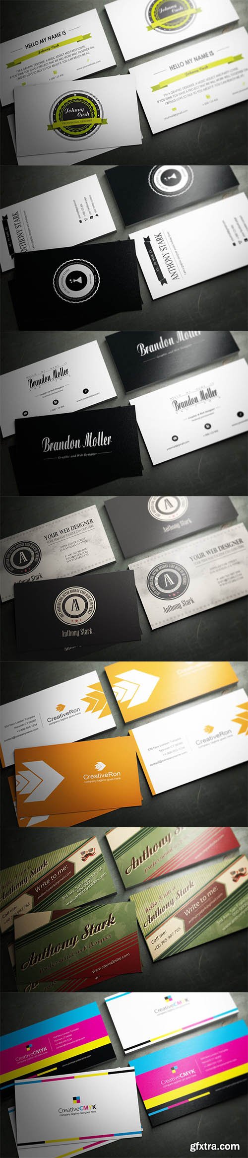 7 Business Card Design Templates