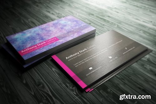 Color Cloud Business Card Design