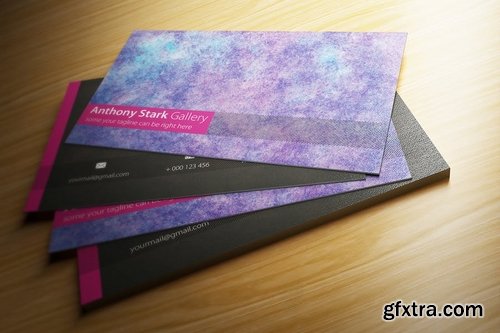 Color Cloud Business Card Design