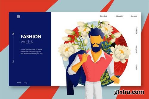 Male Fashion - Banner & Landing Page