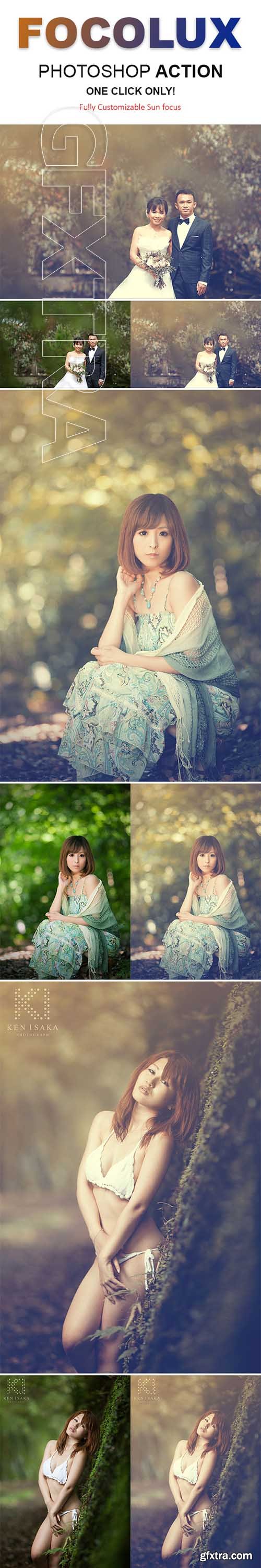 GraphicRiver - Focolux Color Grading & Sun Lighting Effects Photoshop Action 22362708