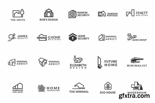 20 Real Estate Logo Kit