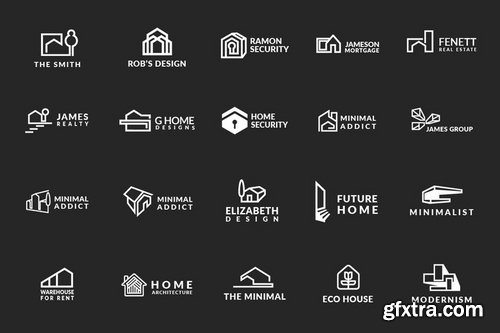 20 Real Estate Logo Kit