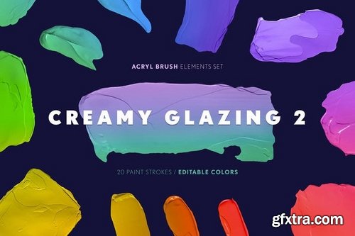 Creamy Glazing 2 - Paint Strokes