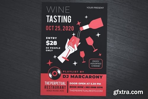 Wine Tasting Flyer