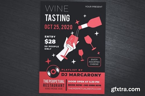 Wine Tasting Flyer