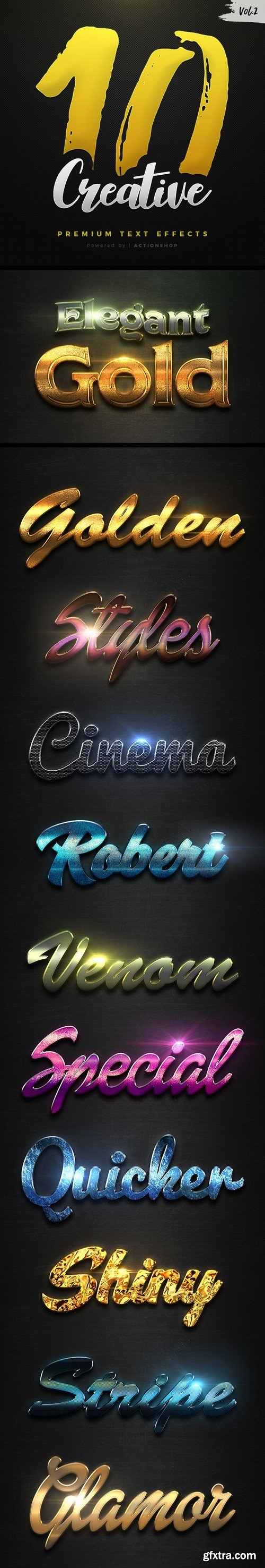 Graphicriver - 10 Creative Text Effects Vol.2 20988868