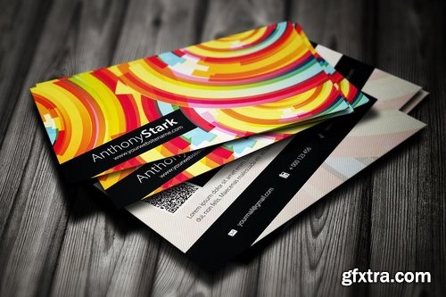 Rainbow Business Card Design