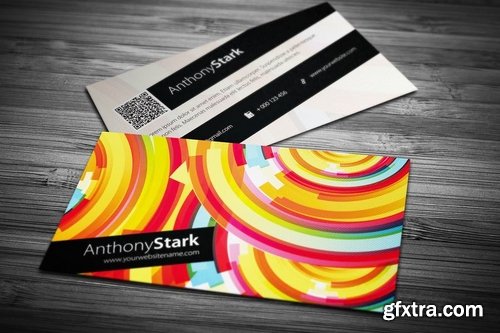 Rainbow Business Card Design