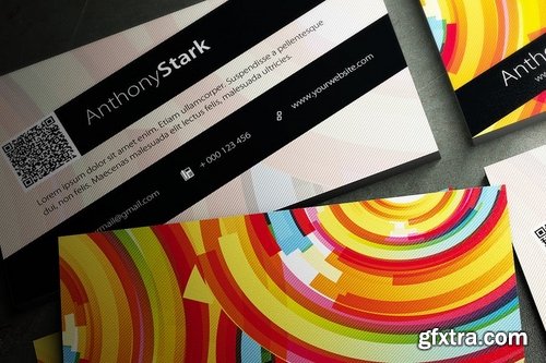 Rainbow Business Card Design