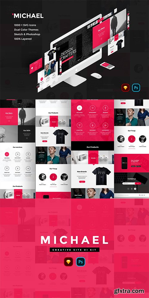 Michael Creative Website UI Kit