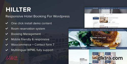 ThemeForest - Hillter - Responsive Hotel Booking for WordPress V.3.0.1 - 12727001