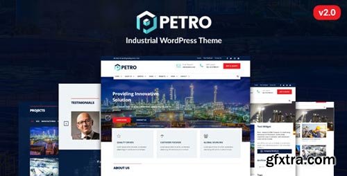 ThemeForest - Petro - Industrial WordPress Theme V.2.1.9 - 20217564