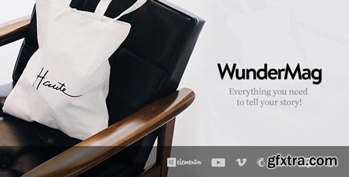 ThemeForest - WunderMag - A WordPress Blog / Magazine Theme V.2.1.6 - 20337534