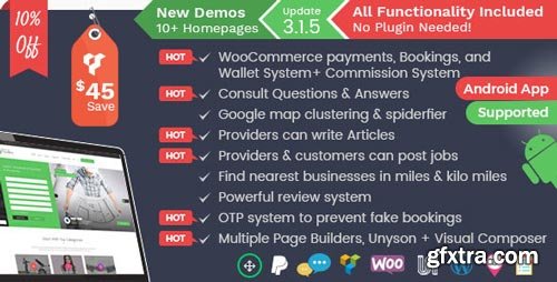 ThemeForest - Listingo - Service Providers, Business Finder and Directory Listing Booking WordPress Theme V.3.1.5 - 20617051