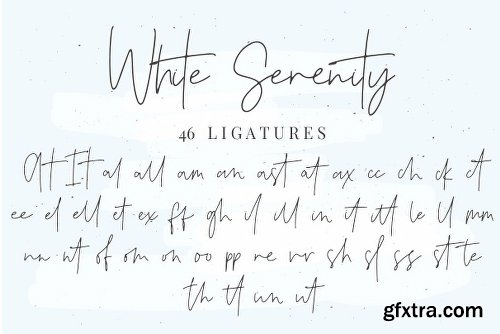 CreativeMarket White Serenity Signature Font 2466286