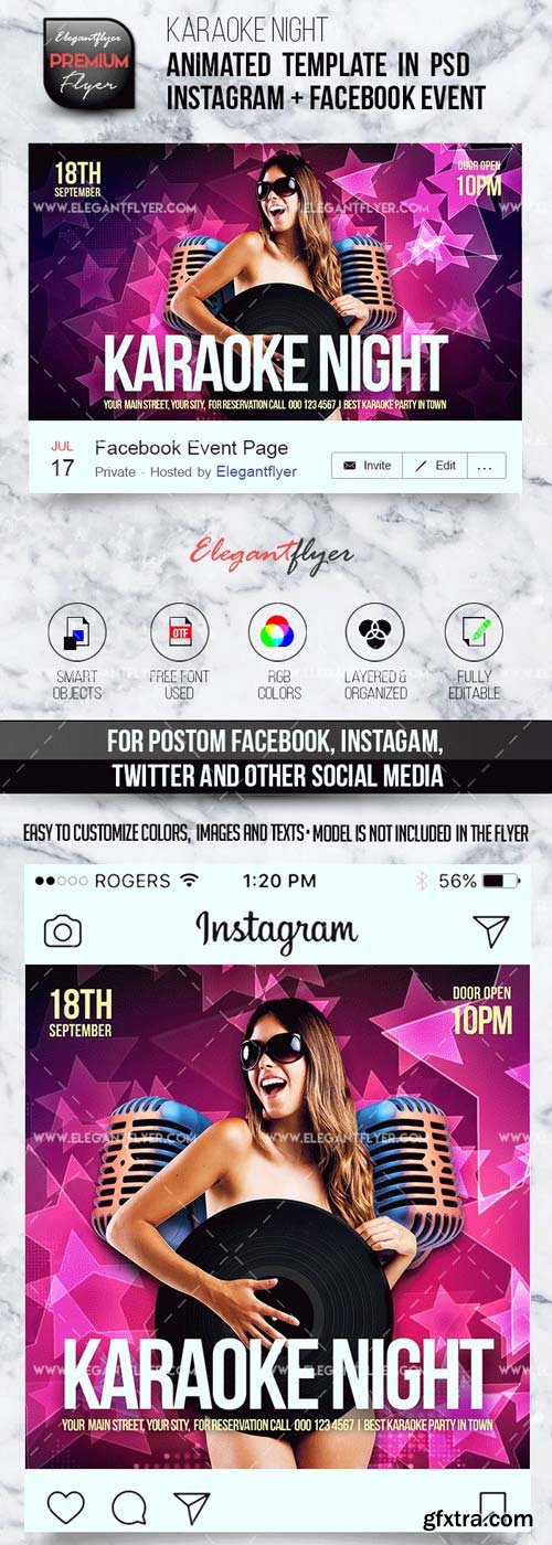 Animated Instagram V9 2018 Template