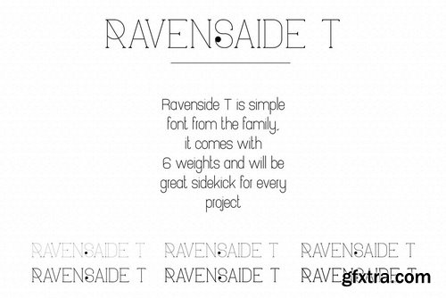 Ravenside Font Family