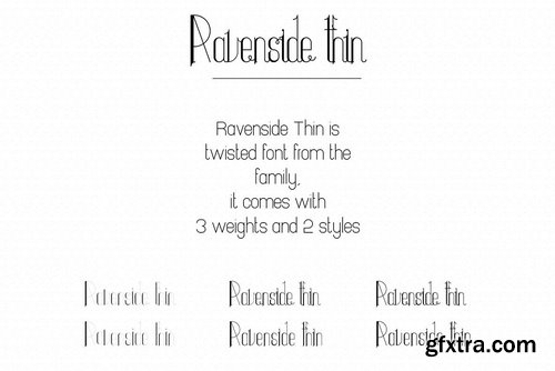 Ravenside Font Family