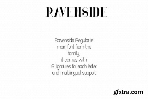 Ravenside Font Family