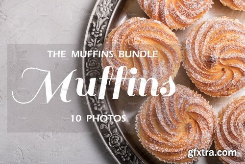 CreativeMarket The MUFFINS BUNDLE - 10 Photos 2536253