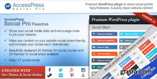 CodeCanyon - AccessPress Social Pro V.1.3.7 - 10429645