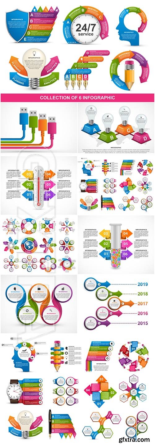 Infographics vector template for business presentations or information banner # 92