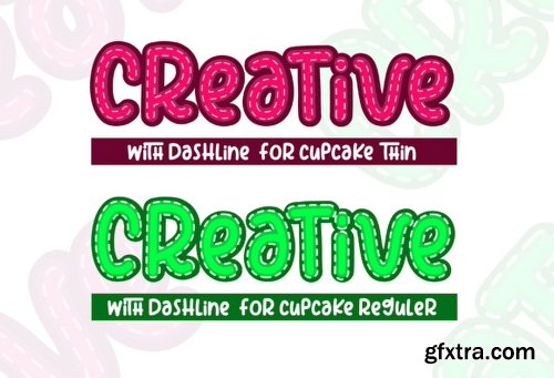 Sweet Cupcake Font Family - 4 Fonts