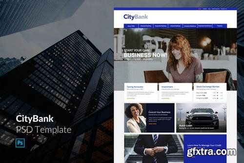 City Bank PSD Template