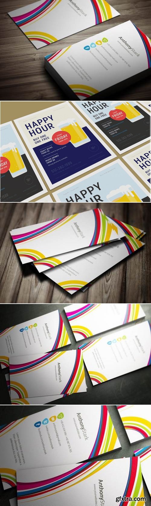 Abstract Business Card Design