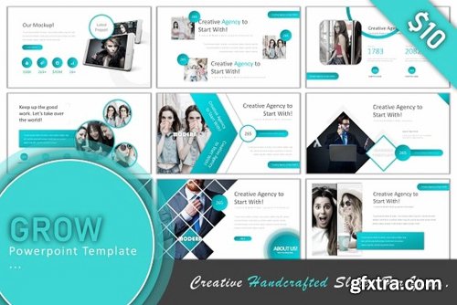 CreativeMarket 10 in 1 Powerpoint Bundle 90% off 2523531