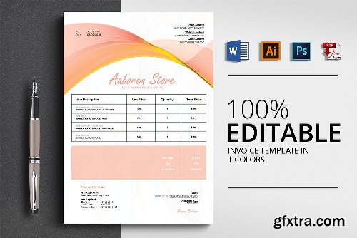 CreativeMarket 10 Invoice Bundle 2483389