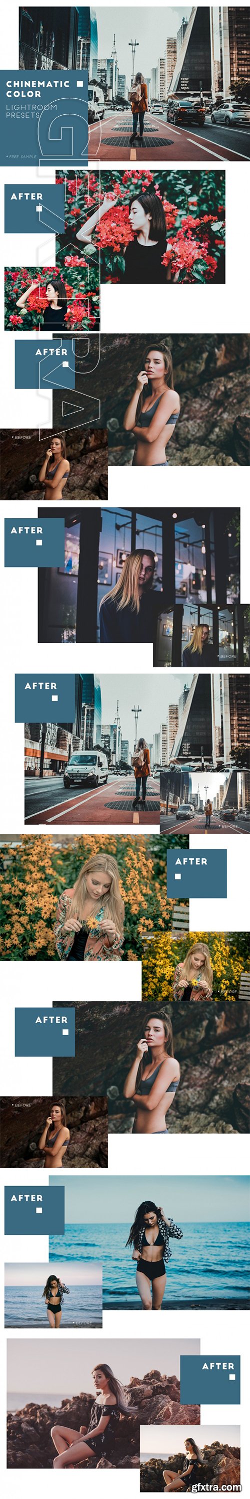 Cinematic color Lightroom presets