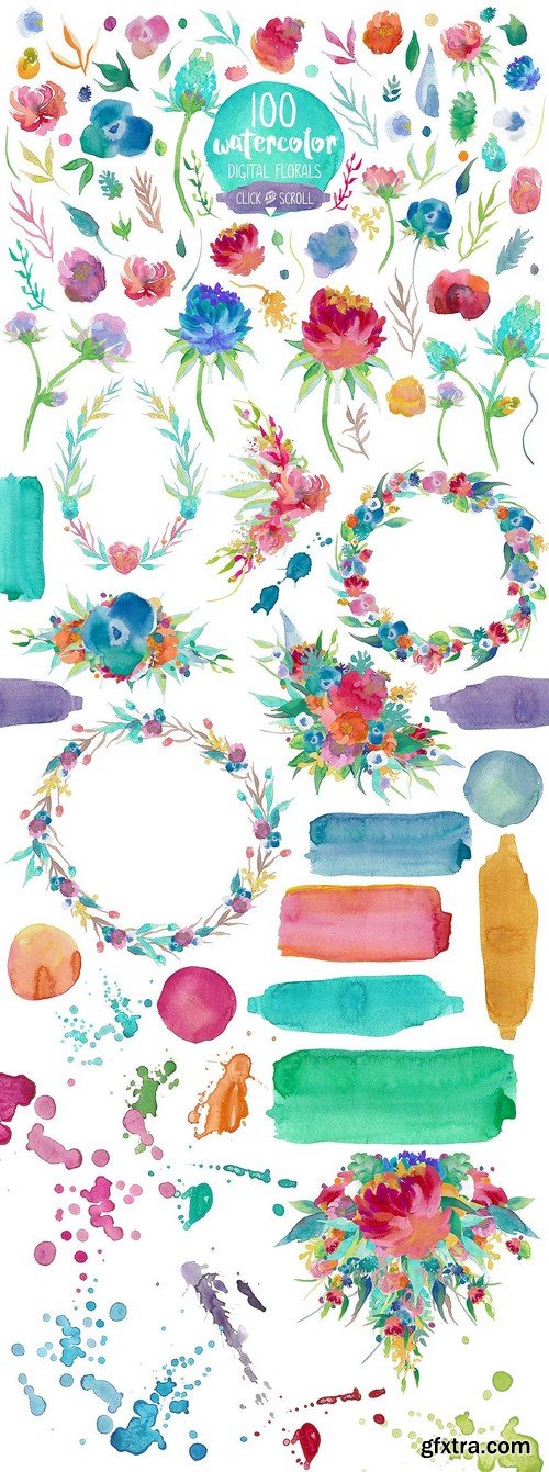 CM - Watercolor Graphics Bundle 2750647