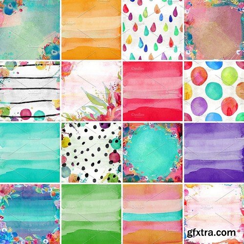 CM - Watercolor Graphics Bundle 2750647