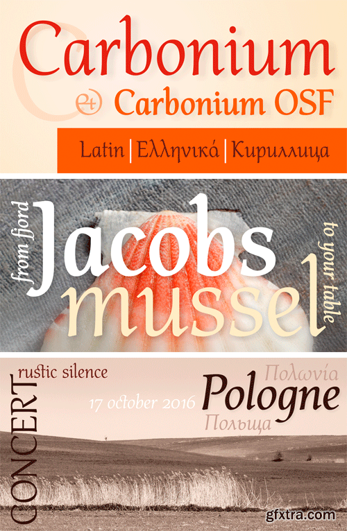 Carbonium Font Family