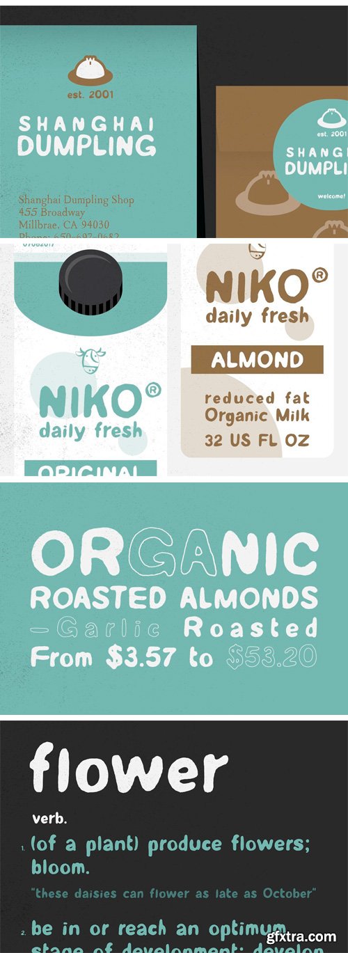 YWFT HLLVTKA Round Font Family