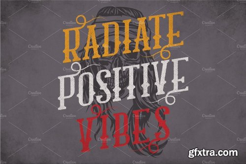 CreativeMarket Hippie Modern Label Typeface 2490219