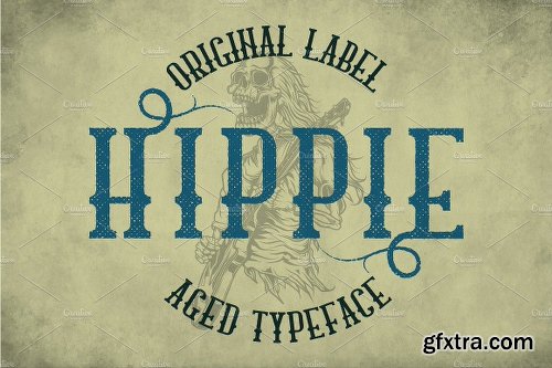 CreativeMarket Hippie Modern Label Typeface 2490219